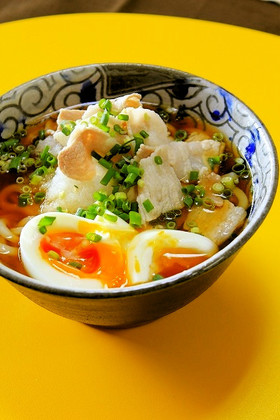 味ぽんで豚しゃぶ冷うどん